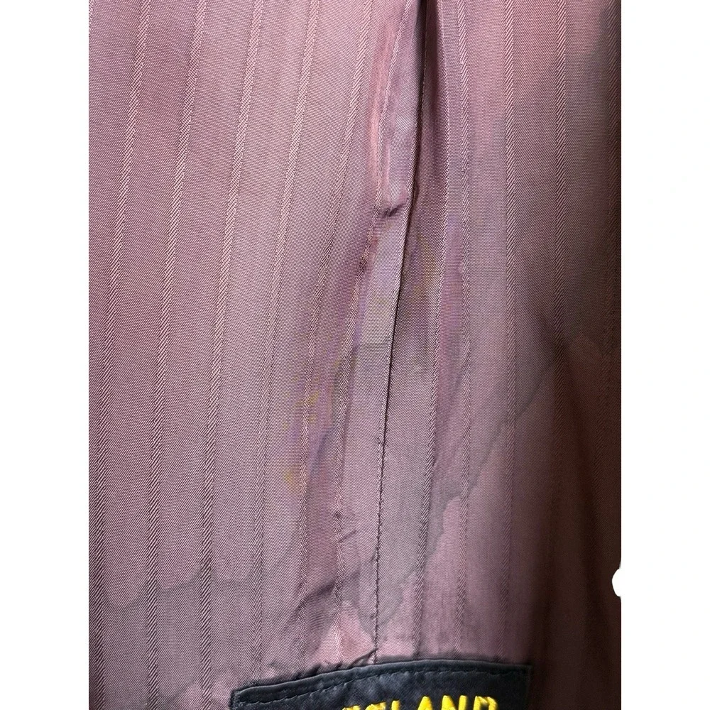 CROSSLAND Wool Overcoat Mens 42R Black Season Skipper Dormeuil‎
